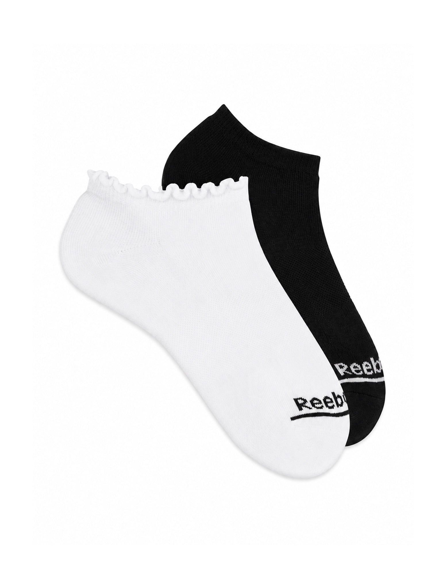 Reebok Women’s Ruffle Low Cut Socks, 10 Pack, Size 4-10