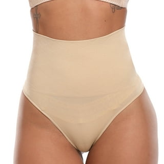 Allegra K Women's Tummy Control Unlined High-waisted Breathable Hipster  Underwear Beige Small : Target
