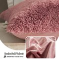 thumbnail image 5 of LIFEREVO Body Pillow Cover with Zipper Closure,Luxury Shaggy Ultra Soft Plush Faux Fur Pillowcase 20"x54" for Bed Couch,Microfiber Long Pillowshams for Adults Pregnant Women/Mother/Wife(Old Pink), 5 of 6