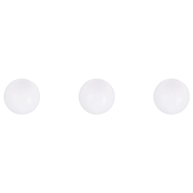 3uds PA66 Nylon Sólido Plástico Bolas 3.5mm G3 Precisión Rodamiento Bola