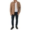 thumbnail image 4 of Men's Jacquard Sherpa Shirt Jacket, 4 of 4