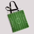 thumbnail image 2 of PKQWTM Soccer Field Football Field Canvas Shoulder Bags Handbags Tote Bags Shopping Bag, 2 of 2