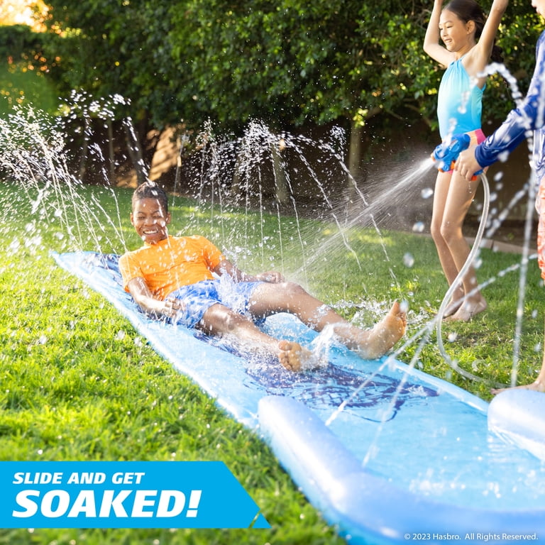 NERF Super Soaker Blast Slider - Interactive 16ft Water Slide with