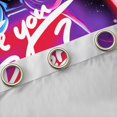 thumbnail image 4 of Manfei Kids Game Console Curtains Pack of 2 (42x84 Each),Chic Sparkling Curtains Blackout,Pink Purple Black Bedroom Curtains For Boy,Ultra Soft Home Decor, 4 of 6
