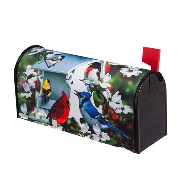 Evergreen Backyard Birds Mailbox Cover, Create a classic look