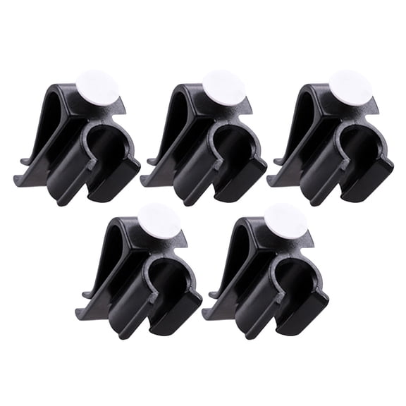 FOMIYES 5-Pack Black Golf Putter Clips with Clamp for Secure Bag Attachment and