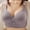 Gray bras for women, variant on Sports Bras for Women Plus size underwear comfortable,breathable,close-fitting,Push-Up,Sexy Ladies Full Coverage Seamless Full Figure Bras Wire Free Bra,Bras