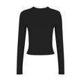 thumbnail image 6 of ZyeKqe Womens Long Sleeve Shirts Crewneck Going out Tops Slim Fitted Undershirts Base Layer Stretchy Basic Tight Tees, 6 of 7
