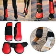 thumbnail image 3 of LOVIVER 2 Paires de Bottes de Tendon de Cheval Set PU Néoprène Bottes de Tendon de Cheval avant L, 3 of 8