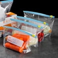 thumbnail image 2 of 15/20/25Pcs Food Freezer Bag Date Recordable Transparent Food Grade Preservation Reusable Refrigerator Vegetable And Fruit Storage Bag Kitchen Organizer, 2 of 8