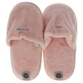 thumbnail image 1 of Les Chaussons Serviettes Roses - Grand par Cool Enough Studio pour Femmes - 1 Paire de Chaussons, 1 of 1