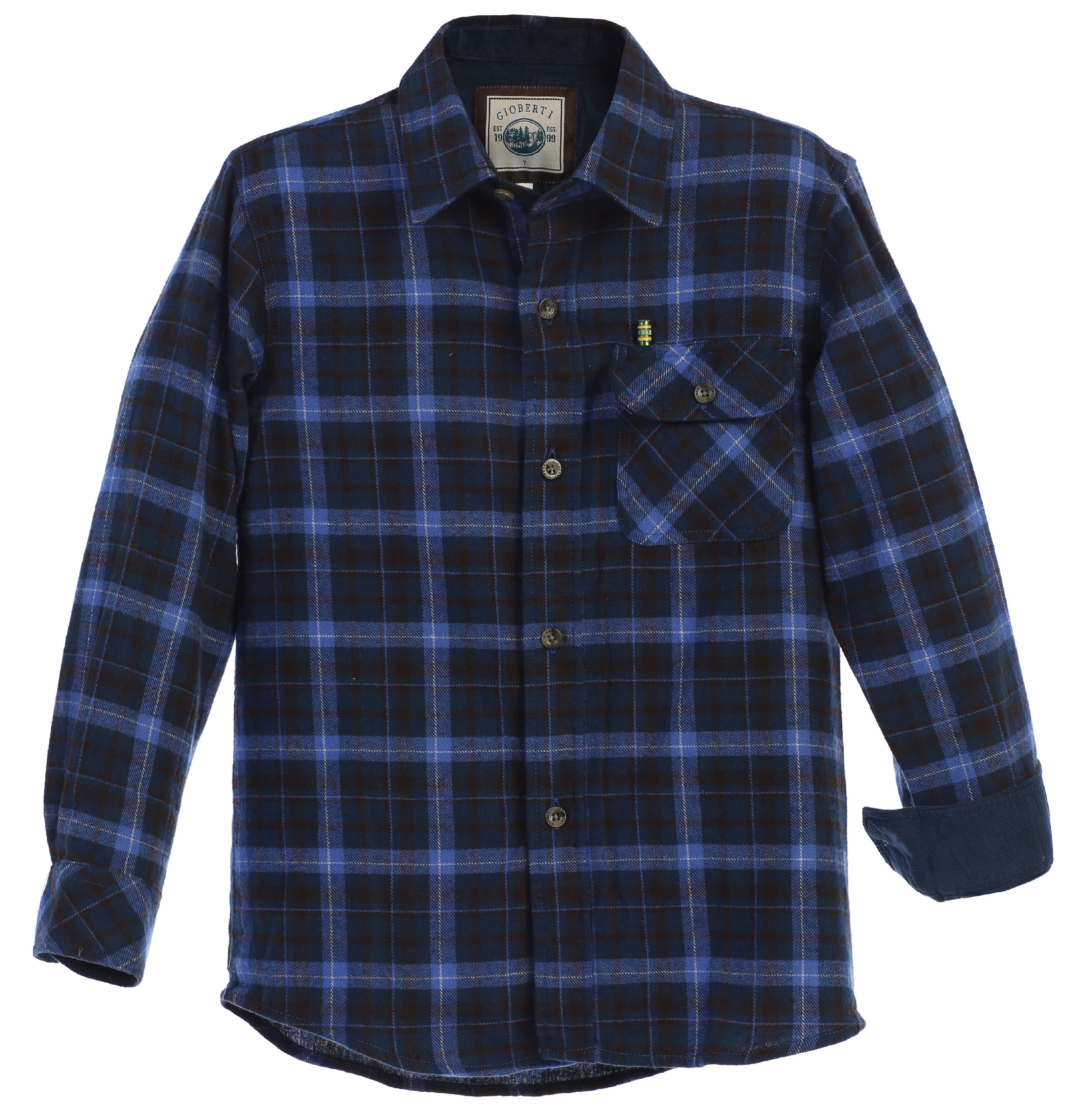 Single Pocket Flannel Shirt 