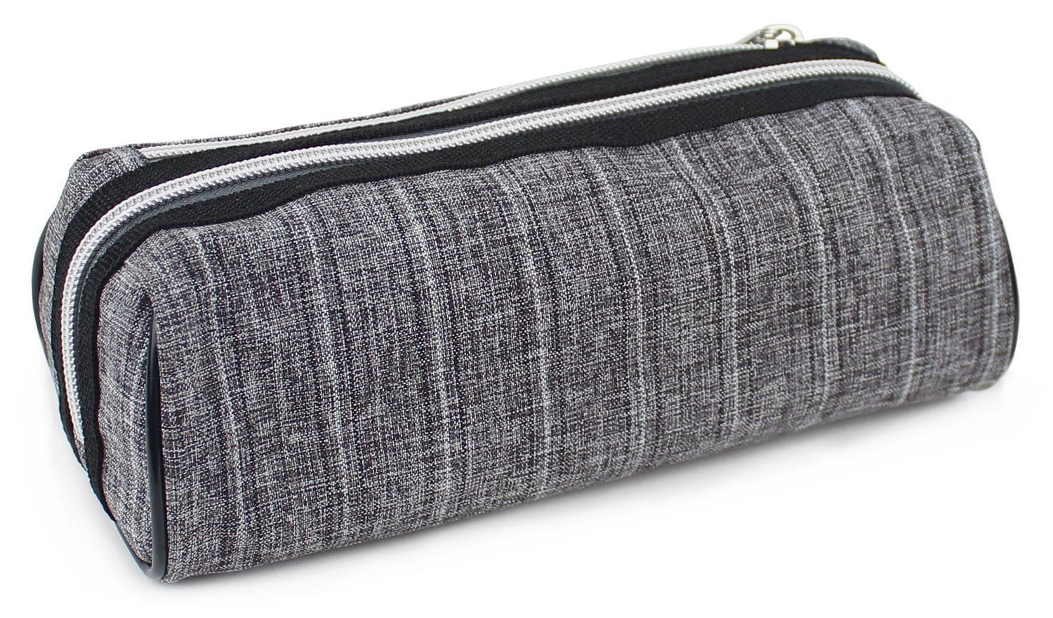 Pen + Gear Textured Pencil Pouch in Grey with White and Black Pattern
