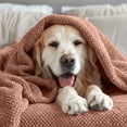 thumbnail image 6 of Vellux King Plush Texture Blanket | Ultra Soft Lightweight All-Season Throw | Copper, 6 of 8