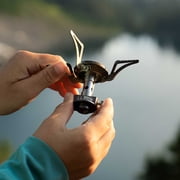 Glacier Canister Top Portable Camping Stove with Piezo Ignition