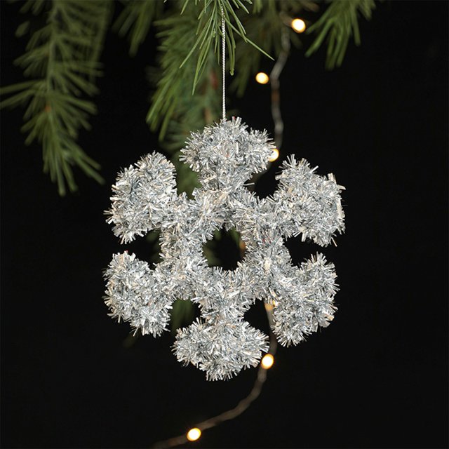 Xihbxyly La Oferta de Hoy Nueva Decoración Navideña con Colgante de Copo de Nieve para Árbol de Navidad, Decoración para Fiestas
