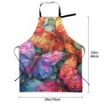 thumbnail image 5 of Lsque Colorful Butterfly Cluster Waterproof Apron Chef Aprons for Men Heavy Duty Chemical Work Apron Extra Long Grilling Aprons with Adjustable Bib Apron, 5 of 9