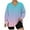 Multicolor, variant on Maplenight Plus Size Tops for Women Basic Tees Long Sleeve Casual Shirts V-Neck Side Slit Trendy Oversized T Shirts