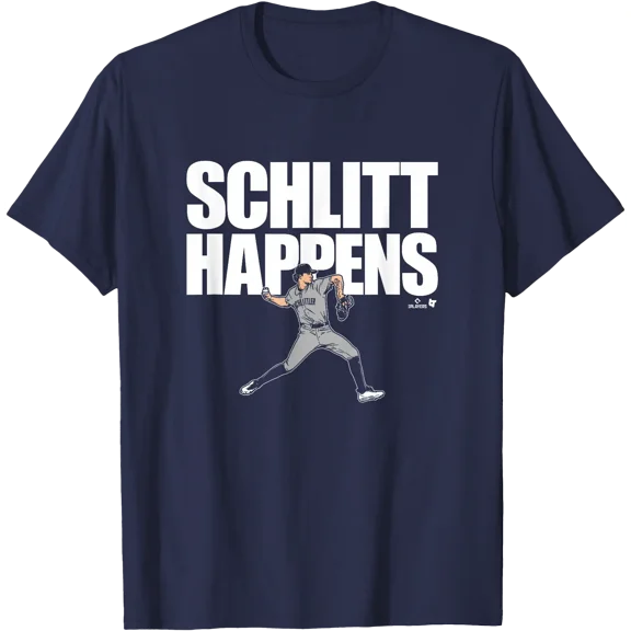 Cam Schlittler - Schlitt Happens - New York Baseball T-Shirt, Unisex T-Shirt