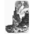 thumbnail image 2 of Scotland Falls Of Foyers. Nview Of The Falls Of Foyers In The Scottish Highlands. Wood Engraving C1875. Print by, 2 of 4
