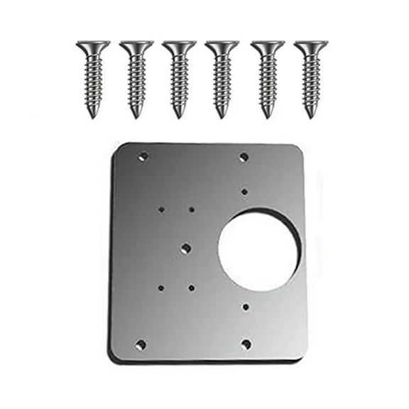 Kitchen Cabinet Hinge Repair Plate Stainless Steel Furniture Drawer Hinge Fixing Plate Table Cabinet Window Door
