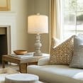thumbnail image 5 of Oneach 20" Resin Table Lamps for Bedroom Lamps Set of 2 Retro Farmhouse Bedside Nightstand Lamp, 5 of 11