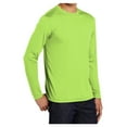 thumbnail image 4 of Yellow Rooster Men's Tall Long Sleeve PosiCharge Competitor Tee Lime Shock 3XLT, 4 of 6