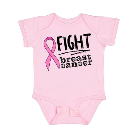 

Inktastic Fight Breast Cancer Pink Ribbon Gift Baby Boy or Baby Girl Bodysuit