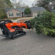Titan Attachments Mini Skid Steer Root Grapple، بعرض 42 لتطهير الأراضي وإزالة الحطام