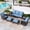 Navy-blue, variant on SUMMIT LIVING 7-Seat Wicker Patio Furniture Set with 2 Swivel Chairs & 3-Seat Sofa with 2 Ottoman & 1 Coffee Table, Outdoor Sectional Conversation Set for Garden, Beige