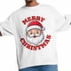 thumbnail image 3 of Camisetas gráficas informales de manga corta para hombre con texto "Feliz Navidad, Papá Noel", 3 of 8