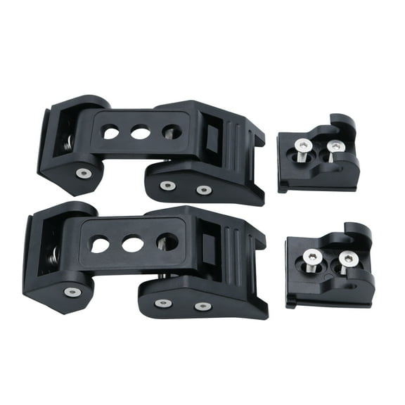 Black-Car Engine Lock Hood Latch, Accessory for Jeep Wrangler JK 2007-2018 JL JLU Gladiator JT 2018 2019 2020 2021, 2 Pieces
