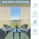 thumbnail image 5 of Cortinas transparentes de tela impermeable ABCCANOPY para patio exterior, 5 of 8