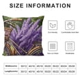 thumbnail image 6 of SHANXI Flower Decorative Pillowcase for Sofa 24x24in, 6 of 6