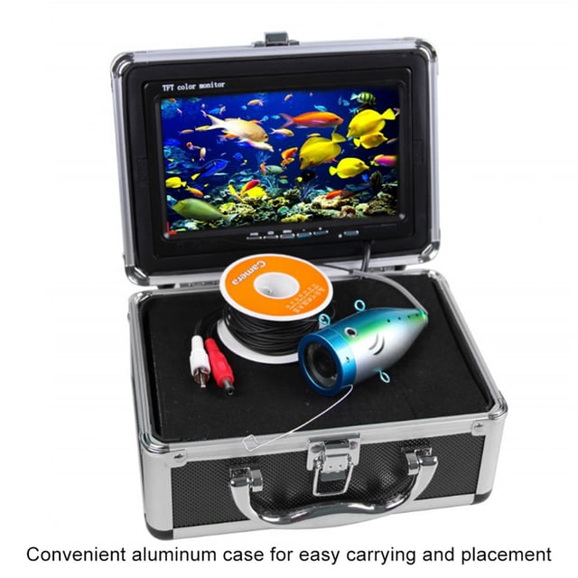 Cámara De Pesca Submarina, Pantalla Grande A Color De 9 Pulgadas Cámara HD 1000TVL Fuente De Luz Blanca Sintonizable Drone Submarino Para Bucear Para Pescar