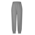 thumbnail image 5 of AherBiu Womens Sweatpants Joggers Cinch Bottom Pants Fleece Lined Thermal Warm Winter Fall Casual Pants with Pockets, 5 of 5