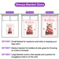 thumbnail image 5 of Happy Valentine's Day American Shorthair Brings Love Heart Cozy Sherpa Blanket Cat Lover Kitten Owner Gifts Warm Soft Throw Blanket - 02028, 5 of 5