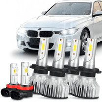 H7 High&Low Beam for BMW 320i 2012 2013 2014 2015 2016 2017 2018 LED Headlights H11 Fog Lights 6pack