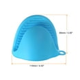 thumbnail image 2 of 4pack Silicone Pot Holders Heat Resistant Silicone Mini Oven Mitts Pinch Pot Holders Finger Protector Blue, 2 of 6