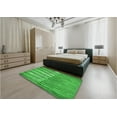thumbnail image 4 of Ahgly Company Indoor Square Patterned Neon Green Area Rugs, 6' Square, 4 of 6