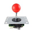 thumbnail image 1 of Transemion Rocker Arcade Fittings Machines Vending Games Controller Accurate Positioning Rocker Function Lever Controller Joystick Operation Zero Delay Ball Top Red, 1 of 9