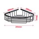 thumbnail image 2 of ZHAOCHENG Negro - Jabonera, estante de almacenamiento para baño y cocina con ganchos, no requiere perforación, 2 of 4