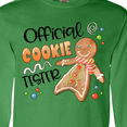 thumbnail image 4 of Inktastic Official Cookie Tester Cute Gingerbread Long Sleeve T-Shirt, 4 of 5