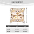 thumbnail image 4 of Bingfone Cute Bee Gnome Linen Throw Pillow Covers Cushion Case Pocket Button Vintage Farmhouse Pillowcase for Sofa Couch Bed 18"x18", 4 of 9