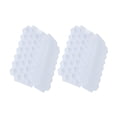 thumbnail image 1 of Moldes de silicona para cubitos de hielo, 37 compartimentos, forma hexagonal o de panal para cócteles creativos, diseño apilable para ahorrar espacio (2 paquetes), 1 of 7