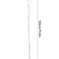 thumbnail image 3 of Christmas Rattan with Glitter Gold Powder Leaves, Champagne White Christmas Tree Decor Holiday Ambiance Ornaments, 71 Inch, 3 of 6
