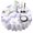 White-5, variant on 60 Inch Round Lace Tablecloth Water Resistant Washable, Monarch Butterfly Aesthetic