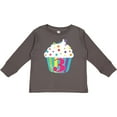 thumbnail image 3 of Inktastic 3rd Birthday Cupcake Boys or Girls Long Sleeve Toddler T-Shirt, 3 of 5