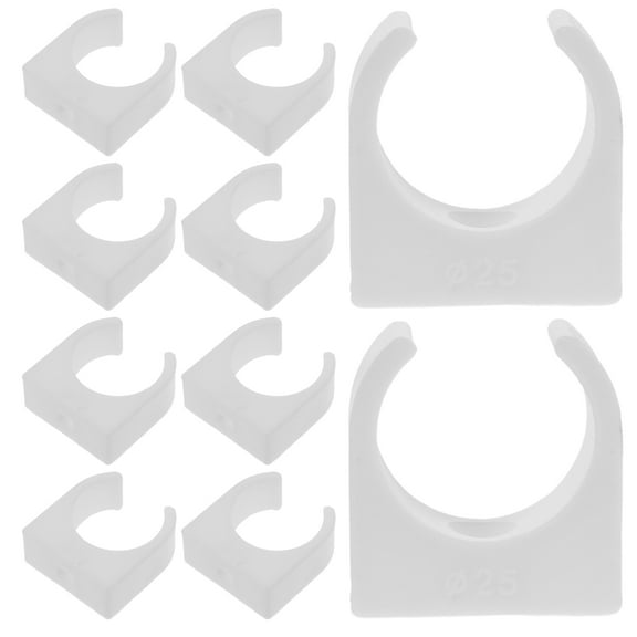 WHAMVOX 10Pcs U Brackets White Plastic Stability For Diy Enthusiasts
