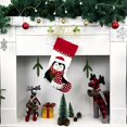 thumbnail image 5 of Apeya Kids Christmas Stocking 3D Plush Fox Penguin Santa Reindeer Character Red Cuff for Fireplace Hanging Holiday Decor Family Gift Home Decoration, 5 of 5